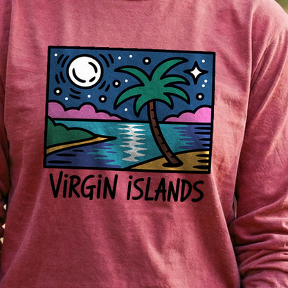 Virgin Islands at Night Premium Long Sleeve