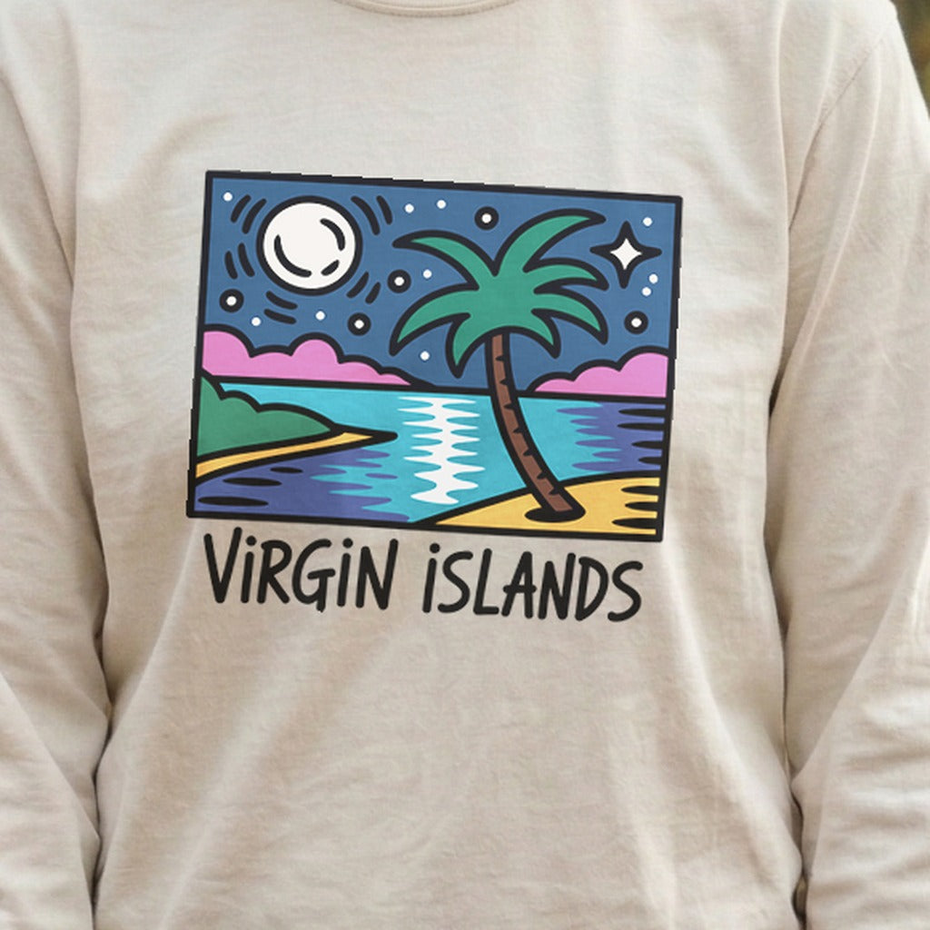 Virgin Islands at Night Premium Long Sleeve