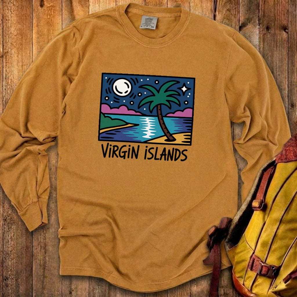 Virgin Islands at Night Premium Long Sleeve