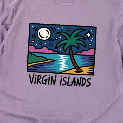 Virgin Islands at Night Premium Long Sleeve