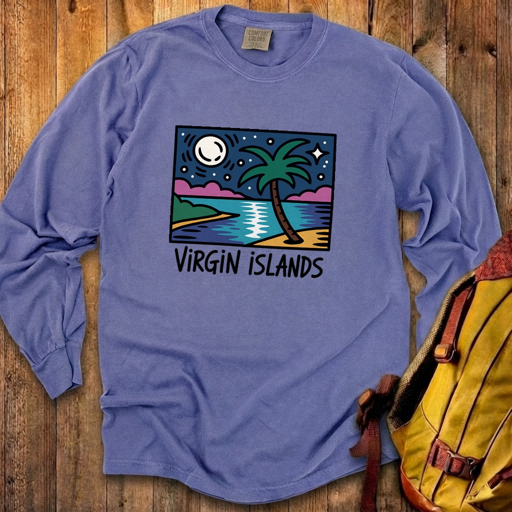 Virgin Islands at Night Premium Long Sleeve