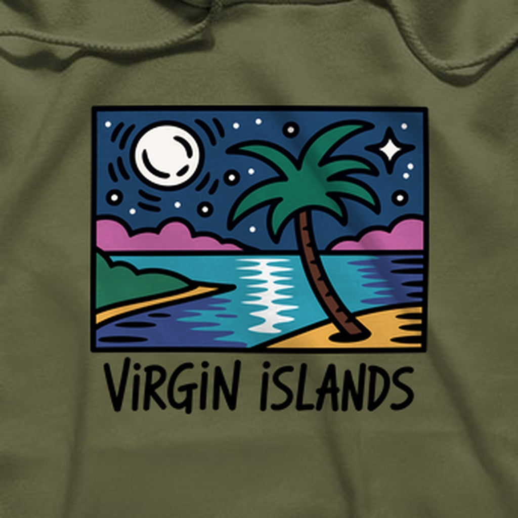 Virgin Islands at Night Hoodie