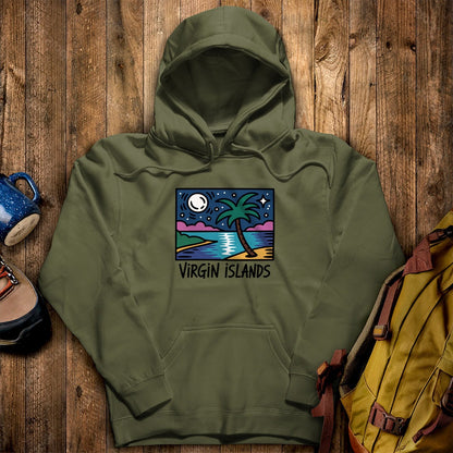 Virgin Islands at Night Hoodie