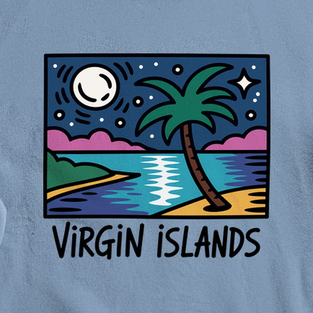 Virgin Islands at Night Crewneck Sweatshirt