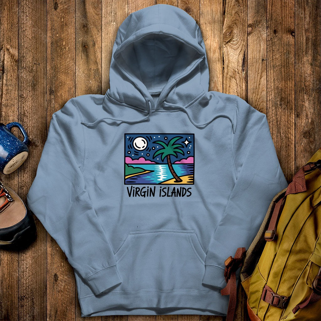 Virgin Islands at Night Hoodie