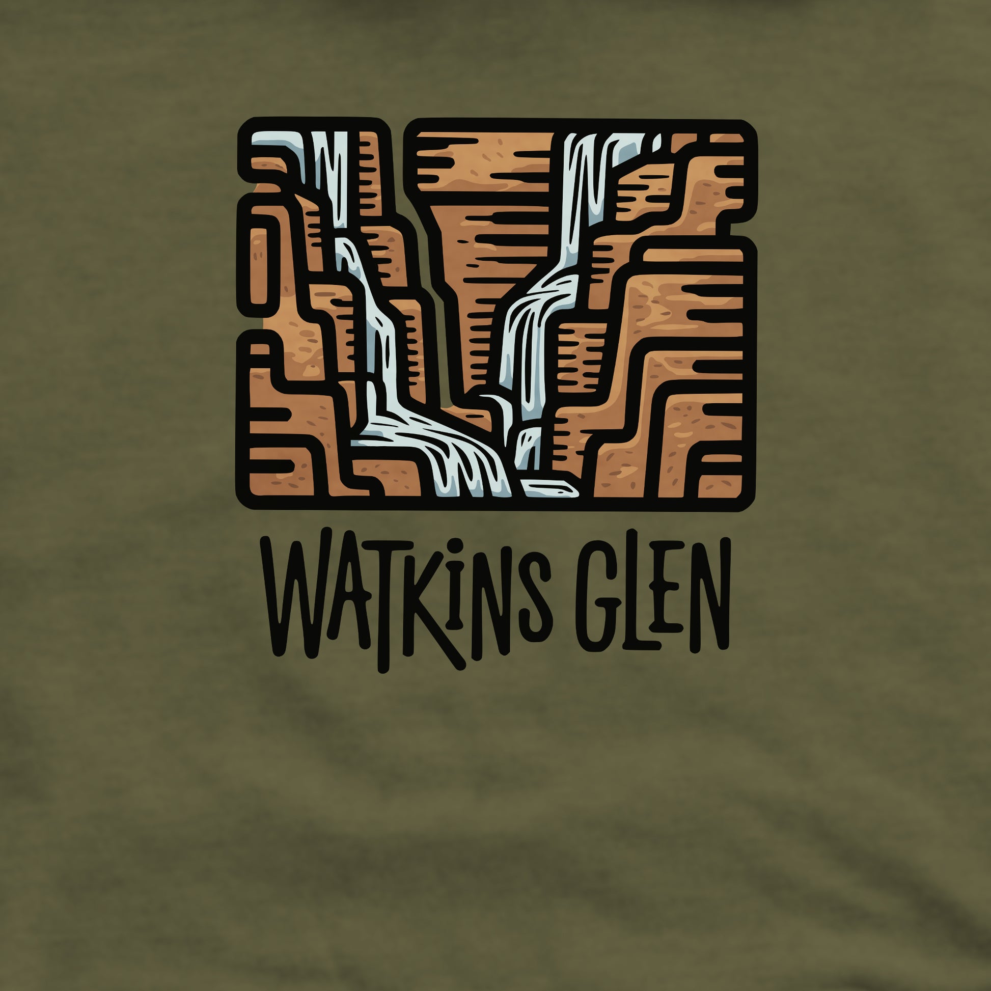 Watkins Glen State Park Crewneck Sweatshirt Adventure and Outdoors Themed Sweatshirt