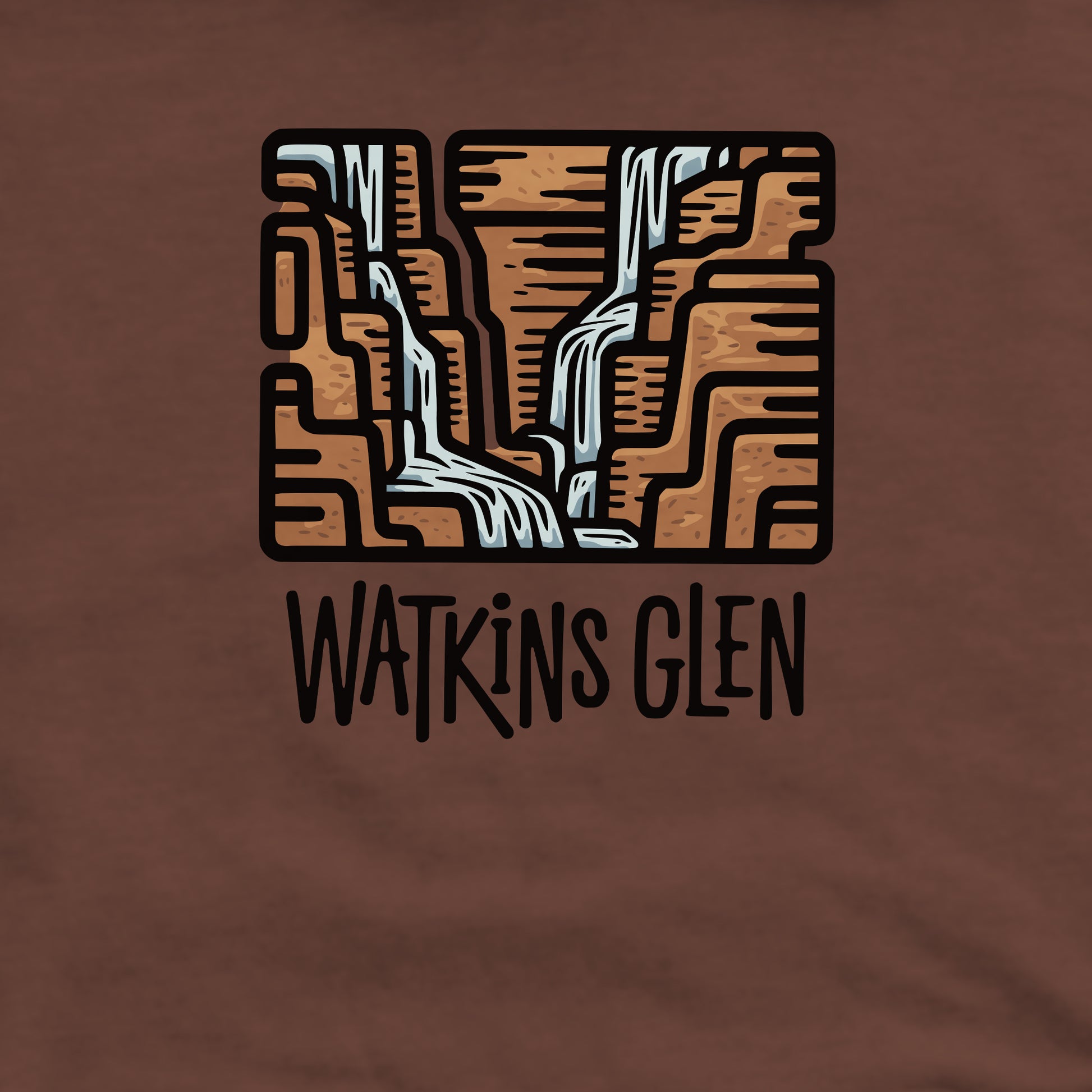 Watkins Glen State Park Crewneck Sweatshirt Adventure and Outdoors Themed Sweatshirt