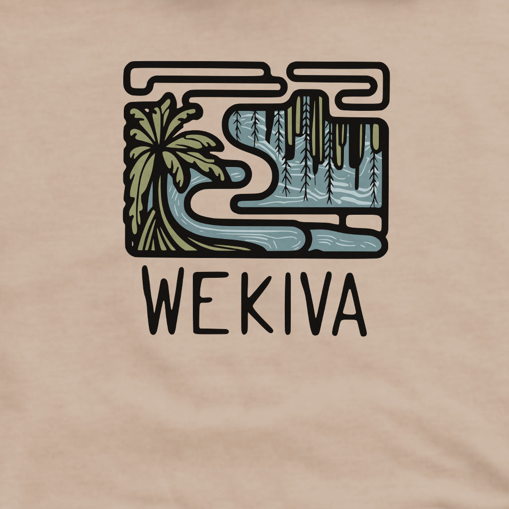 Wekiva River Crewneck Sweatshirt Adventure and Outdoors Themed Sweatshirt