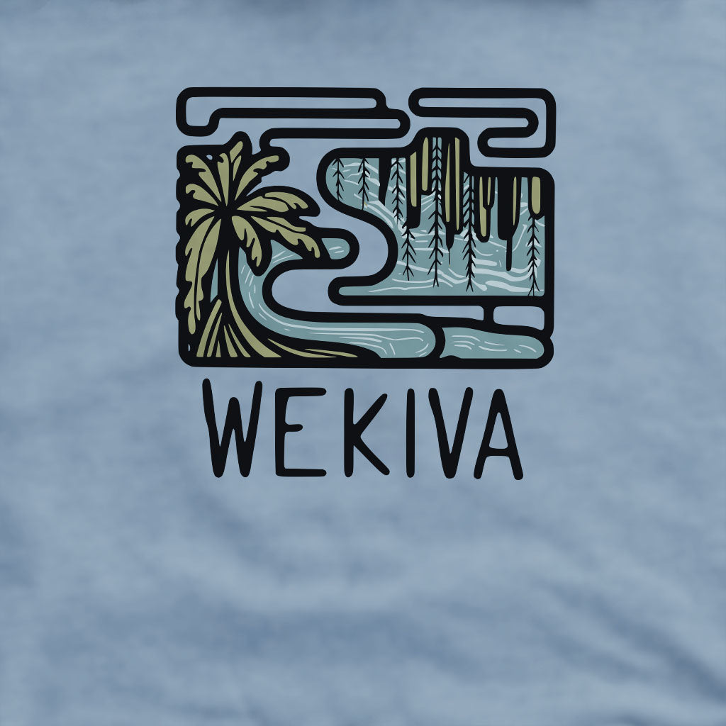 Wekiva River Crewneck Sweatshirt Adventure and Outdoors Themed Sweatshirt