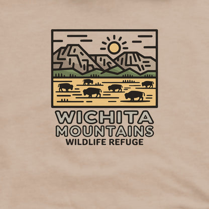 Wichita Mountains Wildlife Refuge Hoodie Adventure and Outdoors Themed Hoodie