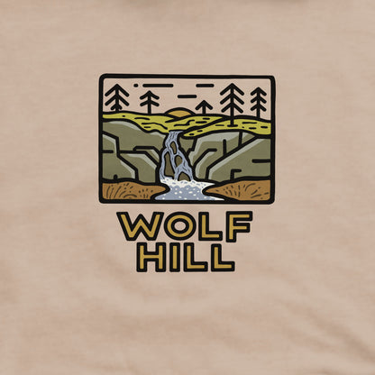 Wolf Hill Forest Preserve Crewneck Sweatshirt Adventure and Outdoors Themed Sweatshirt