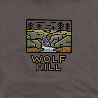 Wolf Hill Forest Preserve Crewneck Sweatshirt Adventure and Outdoors Themed Sweatshirt