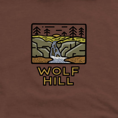 Wolf Hill Forest Preserve Crewneck Sweatshirt Adventure and Outdoors Themed Sweatshirt