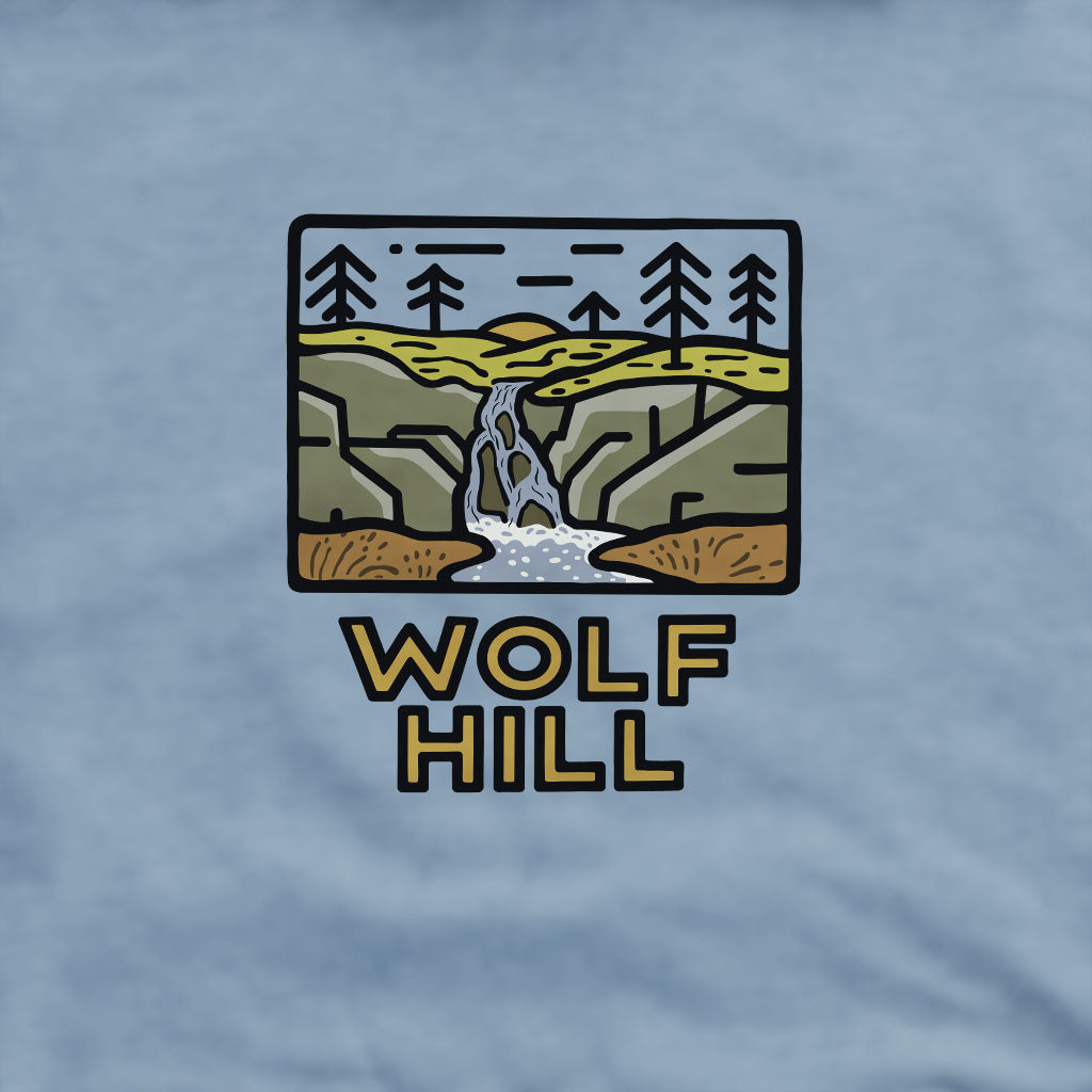 Wolf Hill Forest Preserve Crewneck Sweatshirt Adventure and Outdoors Themed Sweatshirt