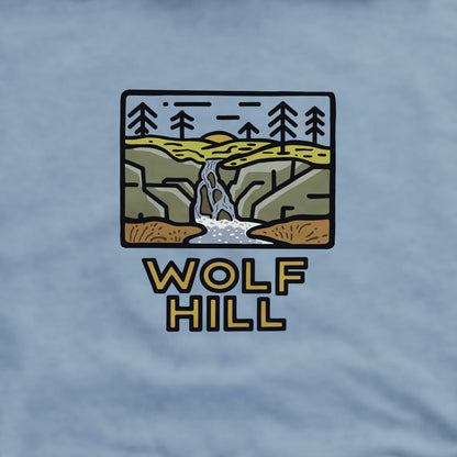 Wolf Hill Forest Preserve Crewneck Sweatshirt Adventure and Outdoors Themed Sweatshirt