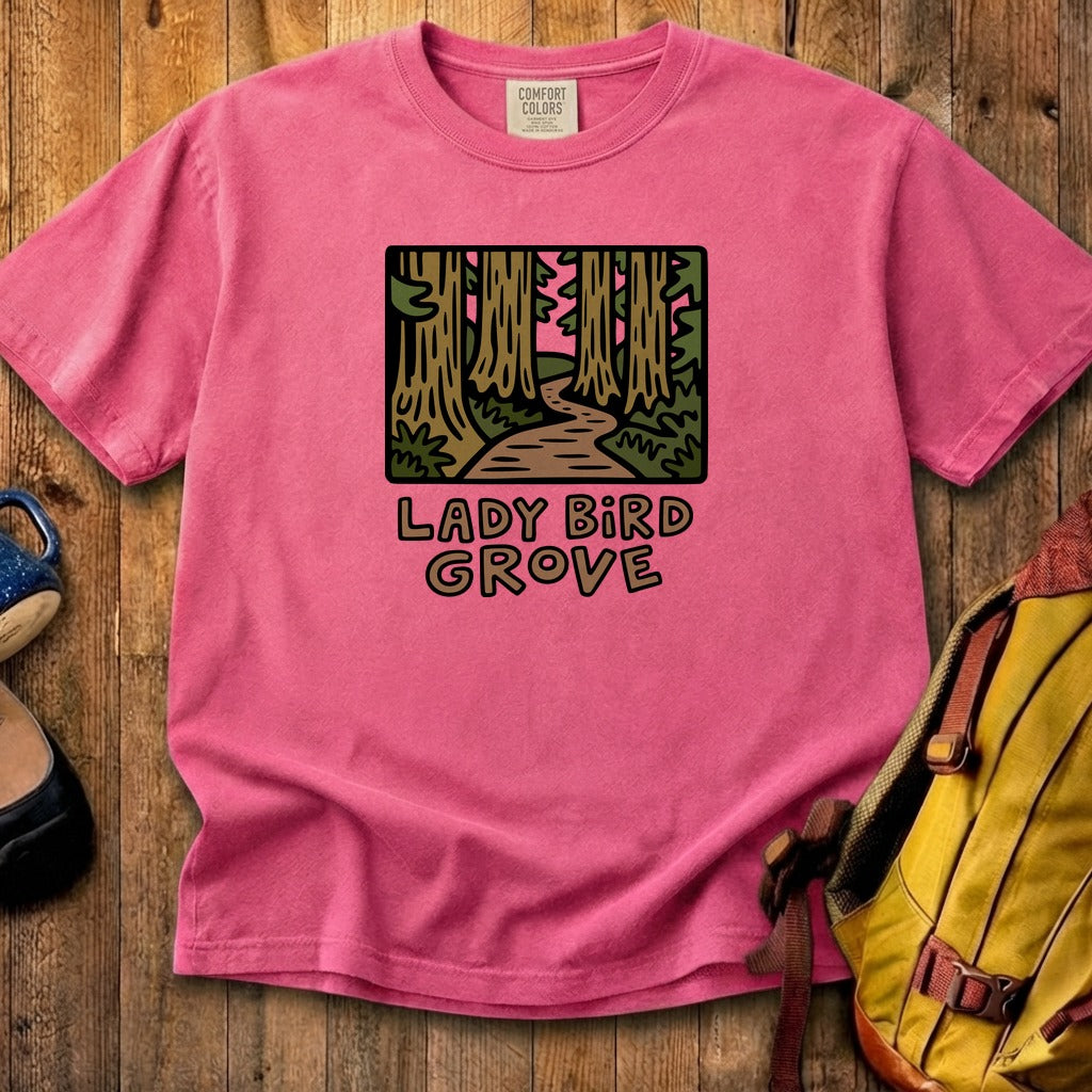 Lady Bird Grove Trail Cotton T-Shirt
