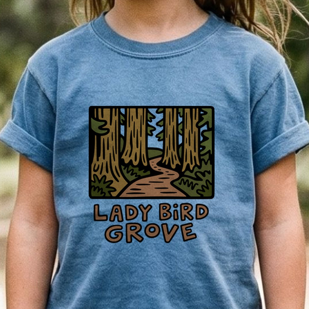 Lady Bird Grove Trail Kids Cotton T-Shirt