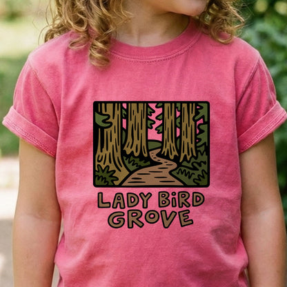 Lady Bird Grove Trail Kids Cotton T-Shirt