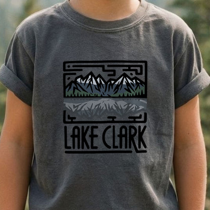 Lake Clark National Park Kids Cotton T-Shirt