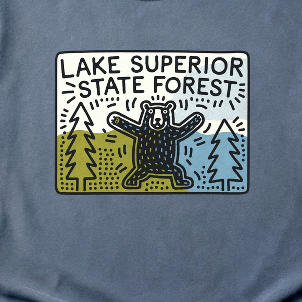 Lake Superior State Forest Cotton T-Shirt