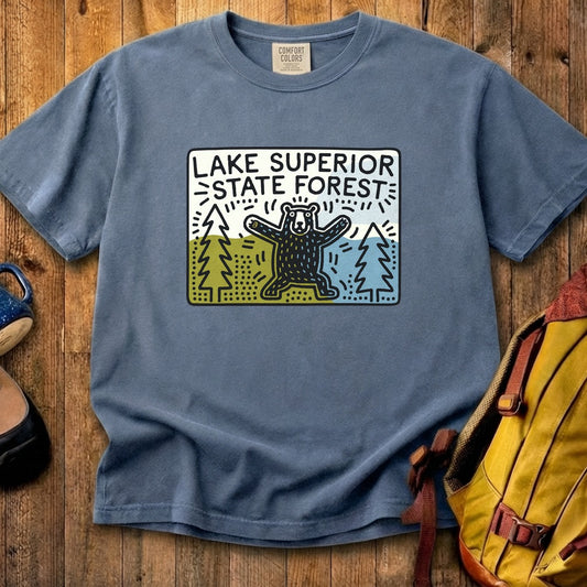 Lake Superior State Forest Cotton T-Shirt
