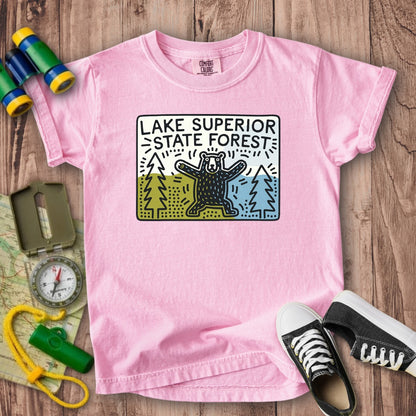 Lake Superior State Forest Kids Cotton T-Shirt