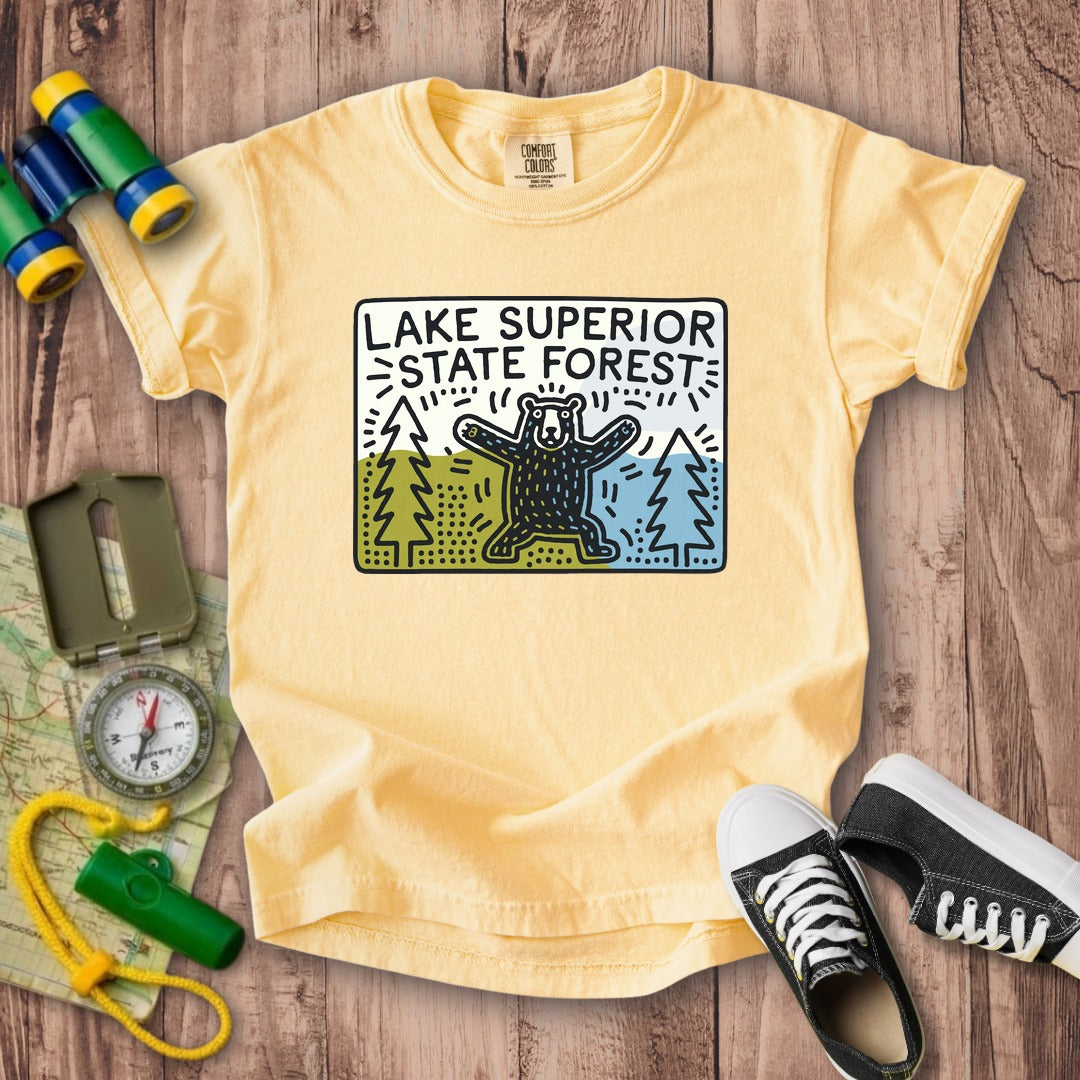 Lake Superior State Forest Kids Cotton T-Shirt