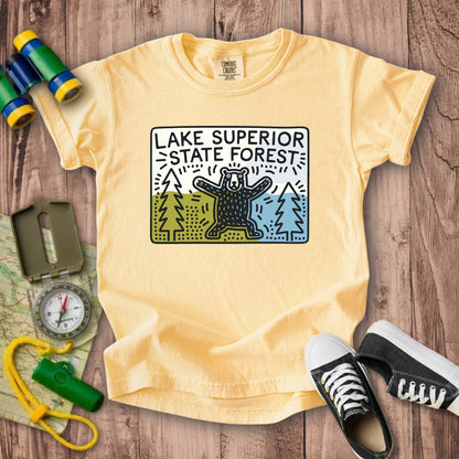 Lake Superior State Forest Kids Cotton T-Shirt