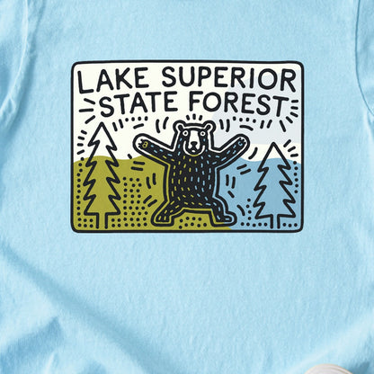 Lake Superior State Forest Kids Cotton T-Shirt
