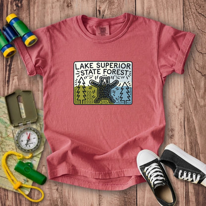 Lake Superior State Forest Kids Cotton T-Shirt