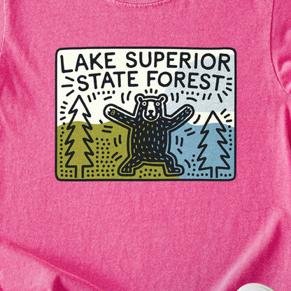 Lake Superior State Forest Kids Cotton T-Shirt
