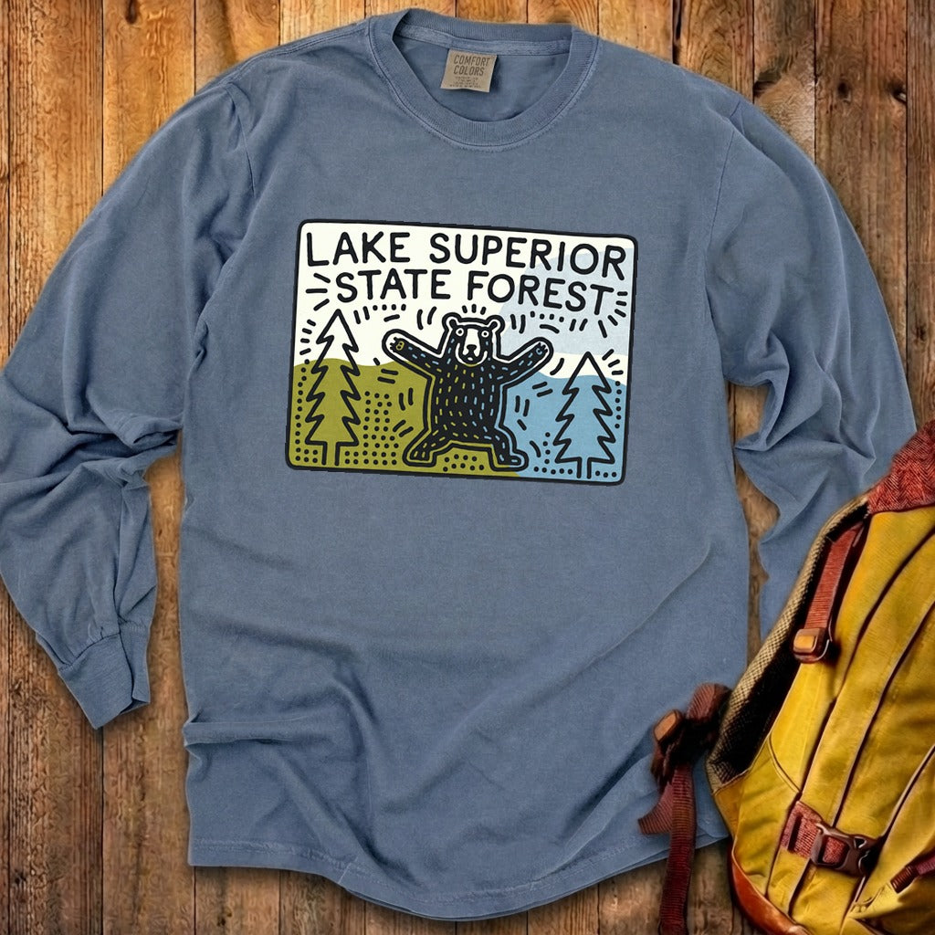 Lake Superior State Forest Cotton Long Sleeve