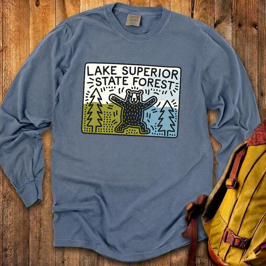 Lake Superior State Forest Cotton Long Sleeve