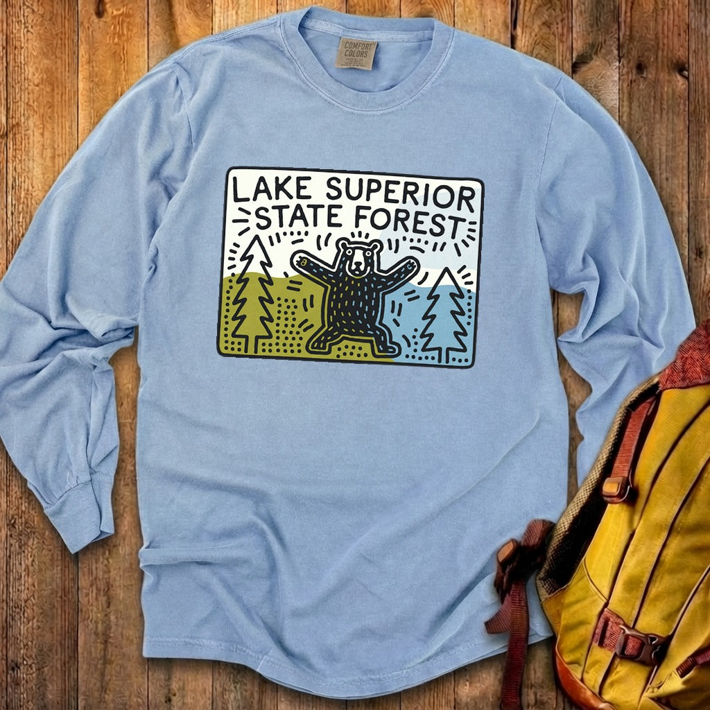 Lake Superior State Forest Cotton Long Sleeve
