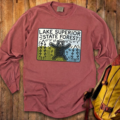 Lake Superior State Forest Cotton Long Sleeve