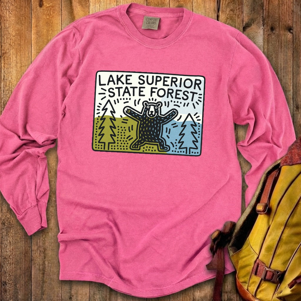 Lake Superior State Forest Cotton Long Sleeve
