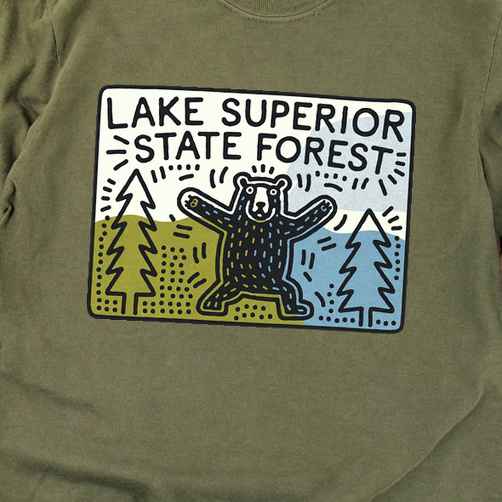 Lake Superior State Forest Cotton Long Sleeve