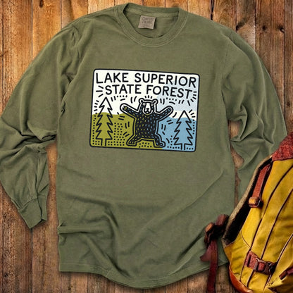 Lake Superior State Forest Cotton Long Sleeve
