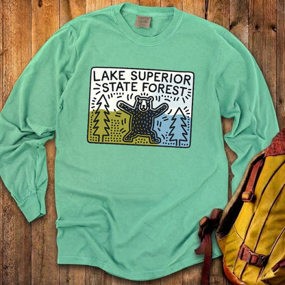 Lake Superior State Forest Cotton Long Sleeve