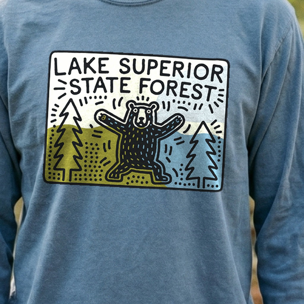 Lake Superior State Forest Cotton Long Sleeve