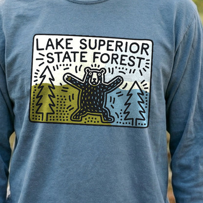 Lake Superior State Forest Cotton Long Sleeve