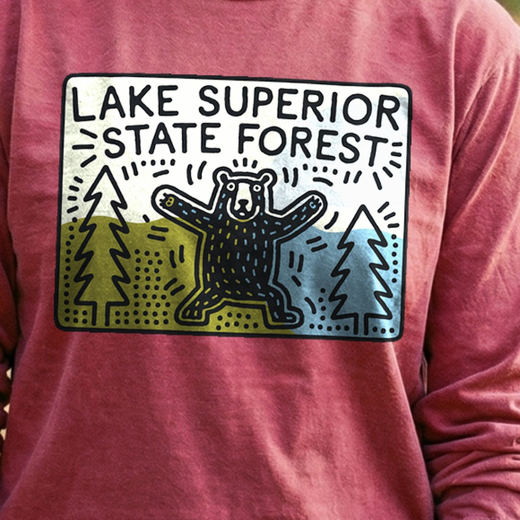 Lake Superior State Forest Cotton Long Sleeve