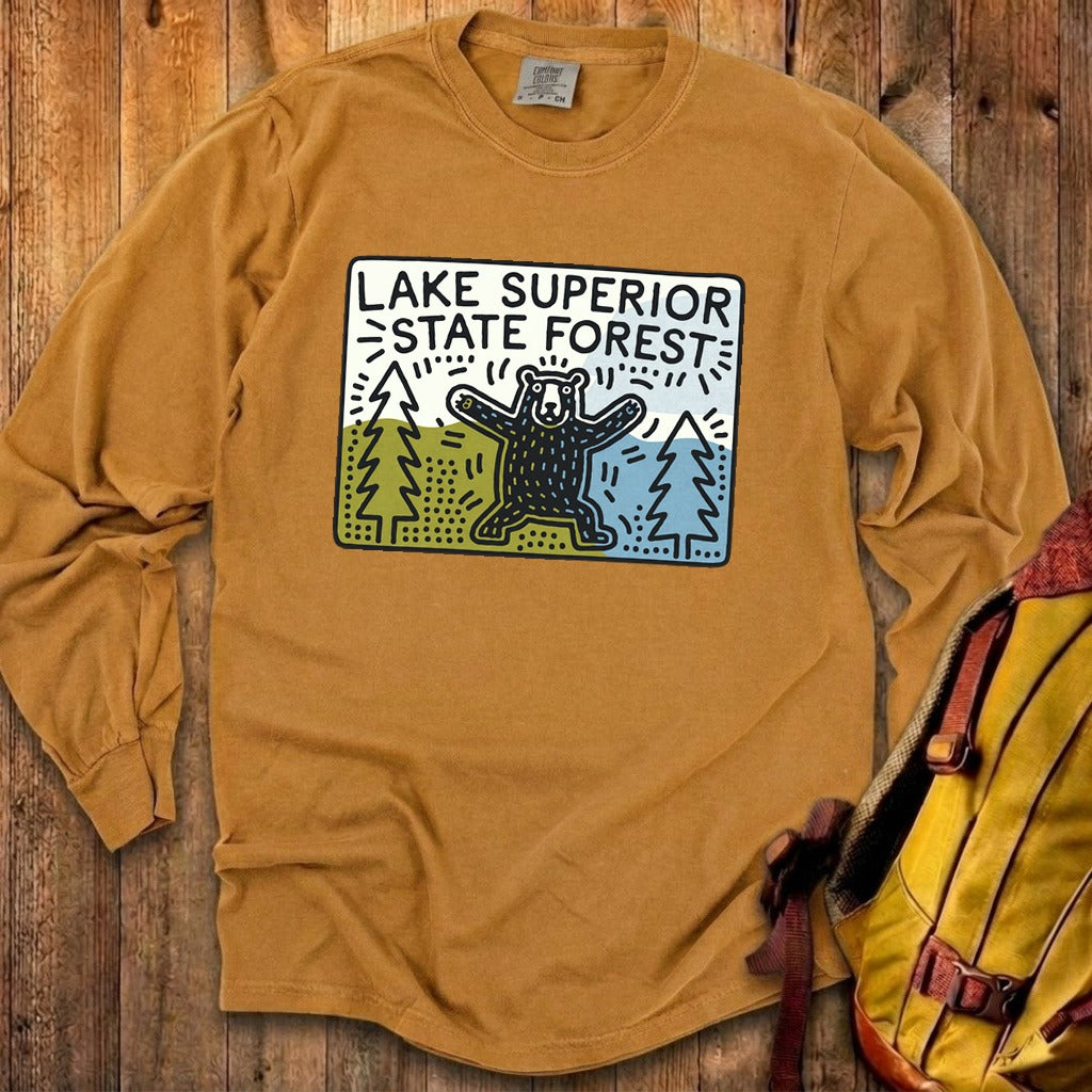 Lake Superior State Forest Cotton Long Sleeve