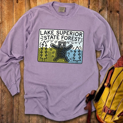 Lake Superior State Forest Cotton Long Sleeve