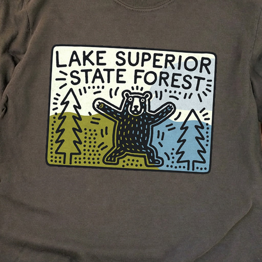 Lake Superior State Forest Cotton Long Sleeve