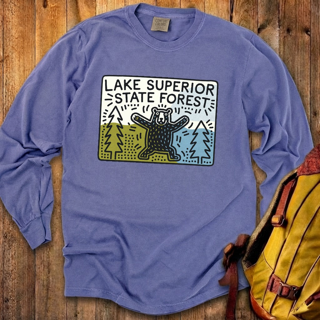 Lake Superior State Forest Cotton Long Sleeve