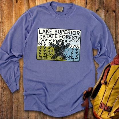 Lake Superior State Forest Cotton Long Sleeve