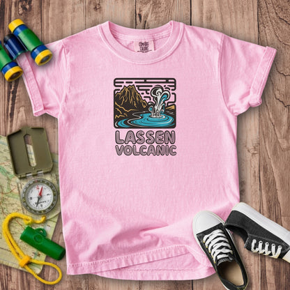 Lassen Volcanic National Park Kids Cotton T-Shirt