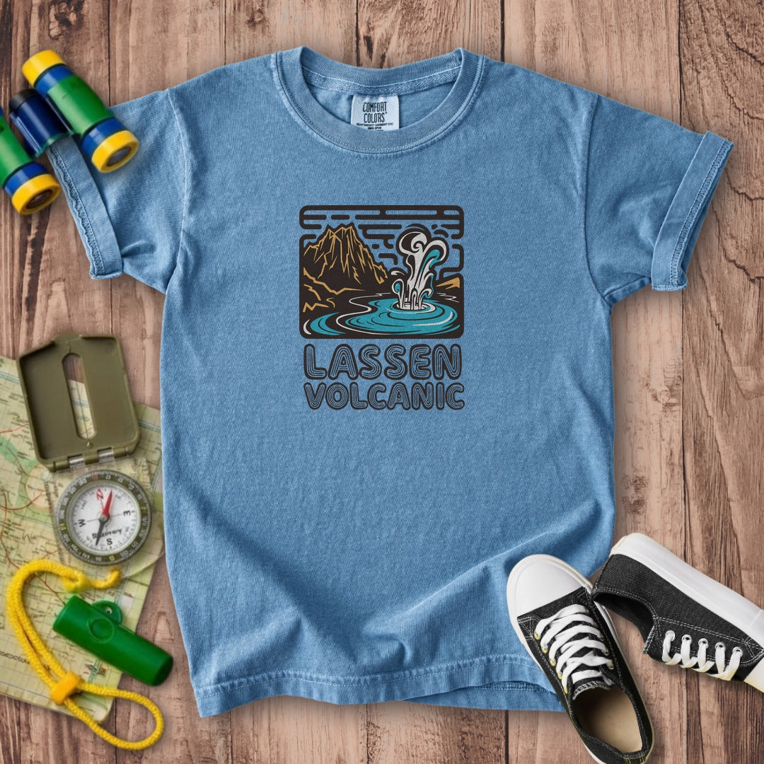 Lassen Volcanic National Park Kids Cotton T-Shirt