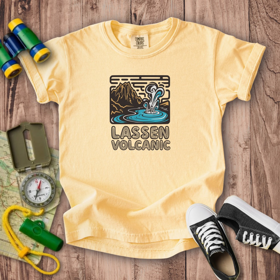 Lassen Volcanic National Park Kids Cotton T-Shirt